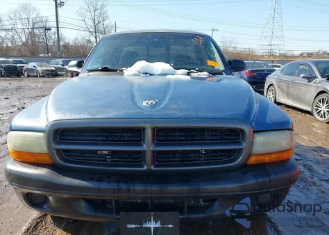 2002 Dodge Dakota из США, поврежденный, VIN 1B7GL12X42S719183
